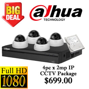 CCTVSG.NET Dahua 2MP IP CCTV Package 4