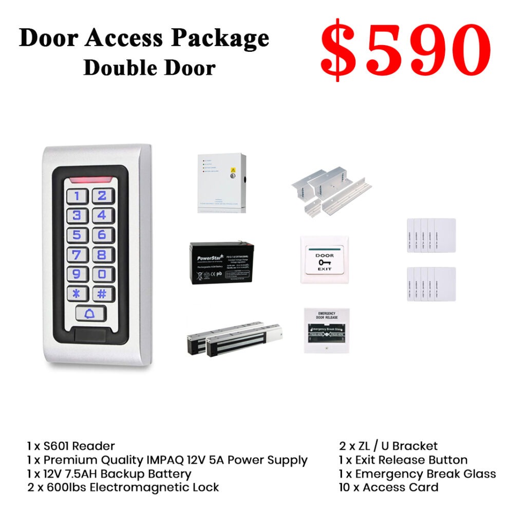 S601 Pin Code & Card Access Door Access System IP68 Waterproof